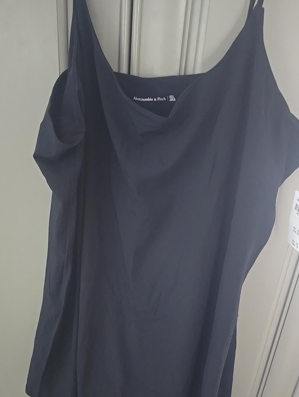 Abercrombie & Fitch Navy Slip Cowl Neck Dress